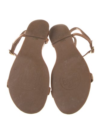 Tory Burch Leather T-Strap Sandals