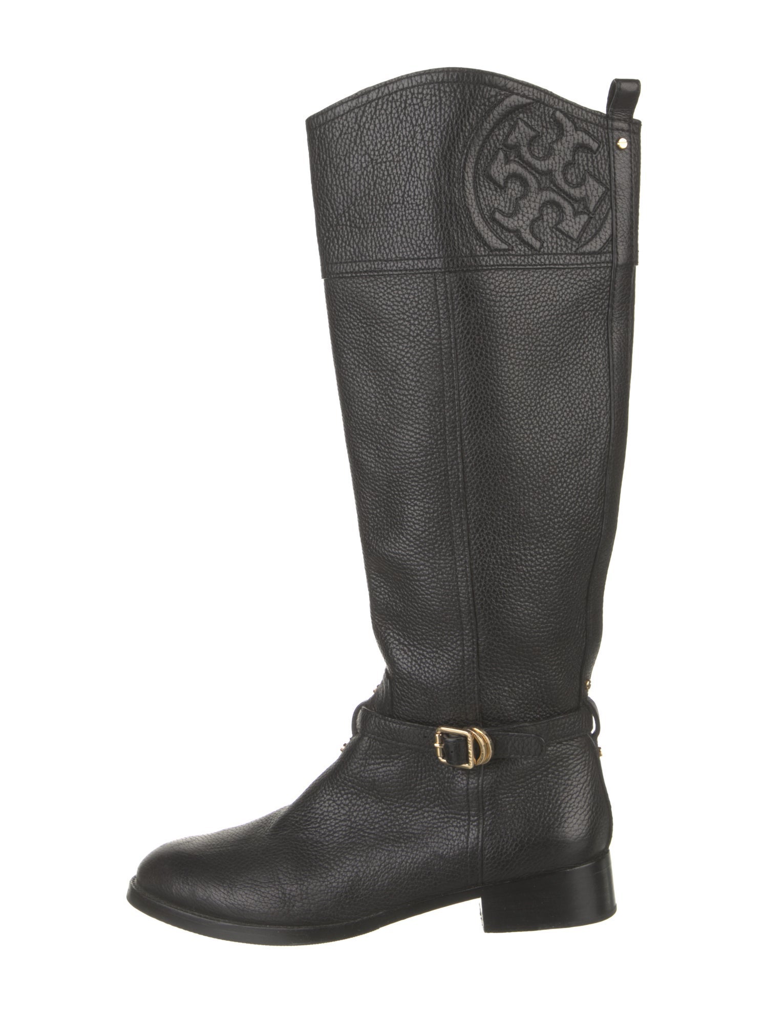 Tory Burch Leather Riding Boots