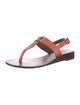 Tory Burch Leather T-Strap Sandals