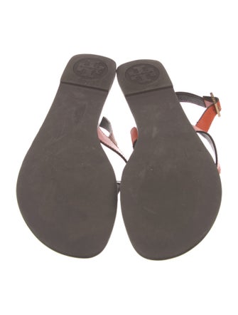 Tory Burch Leather T-Strap Sandals