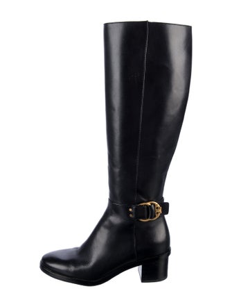 Tory Burch Leather Riding Boots