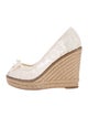 Tory Burch Jackie Peep Toe Wedges