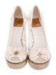Tory Burch Jackie Peep Toe Wedges