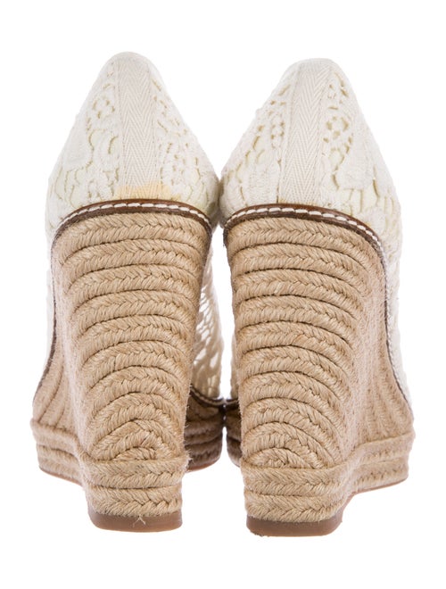 Tory Burch Jackie Peep Toe Wedges