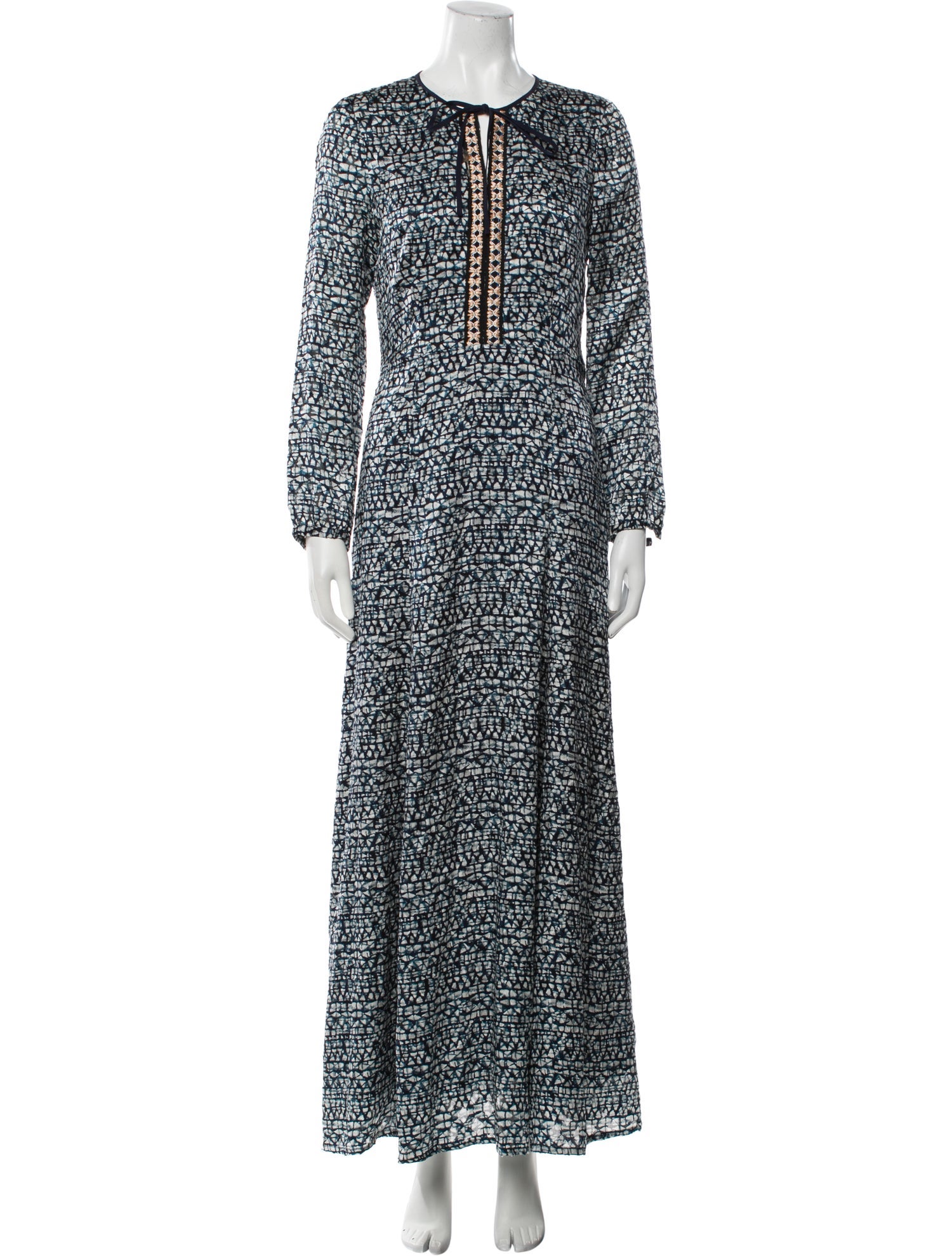 Tory Burch Printed Long Dress