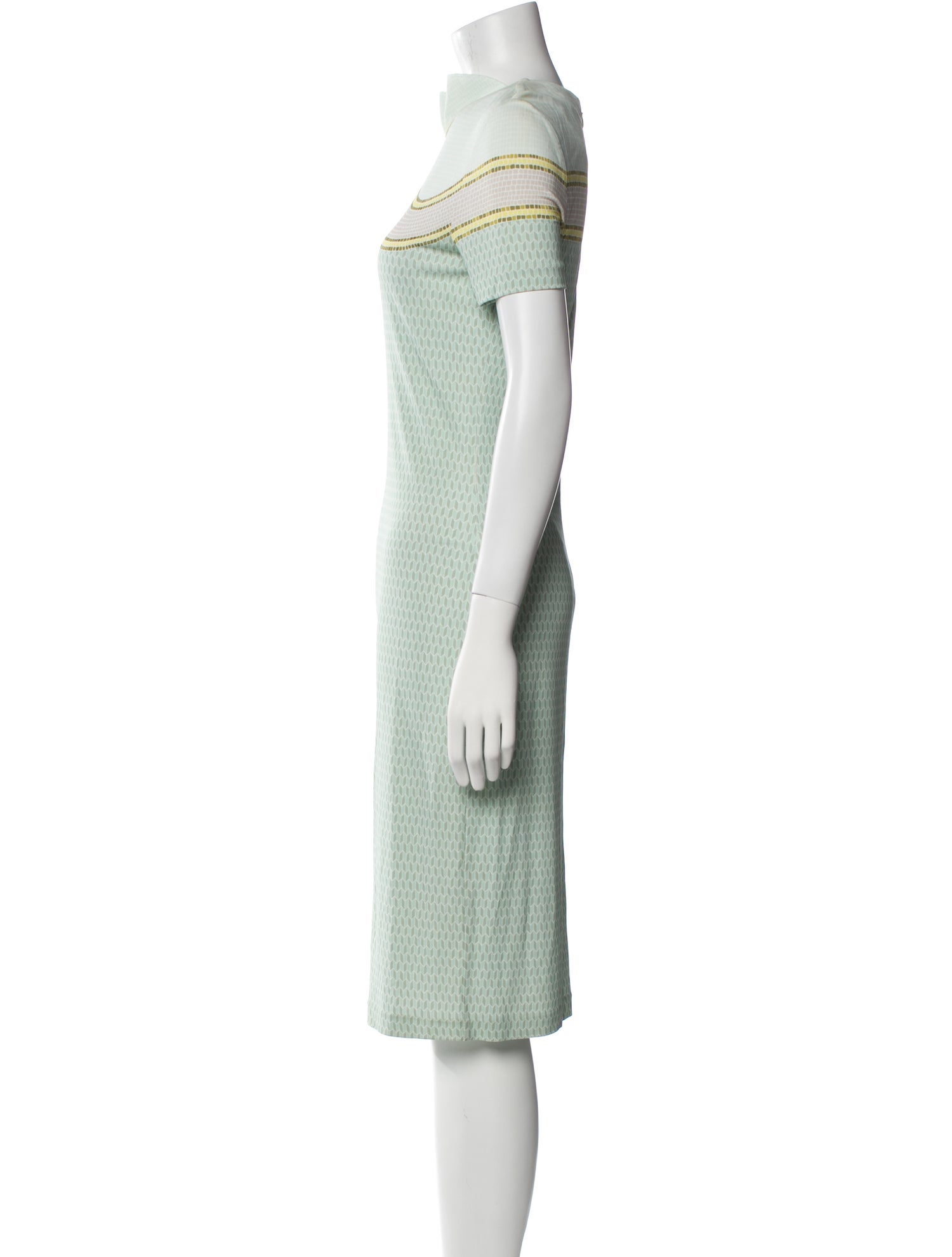 Tory Burch Striped Knee-Length Dress