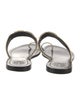 Tory Burch Signature Logo Patent Leather Slides