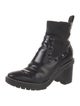 Tory Burch Leather Studded Accents Combat Boots