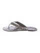 Tory Burch Snakeskin Animal Print Flip Flops