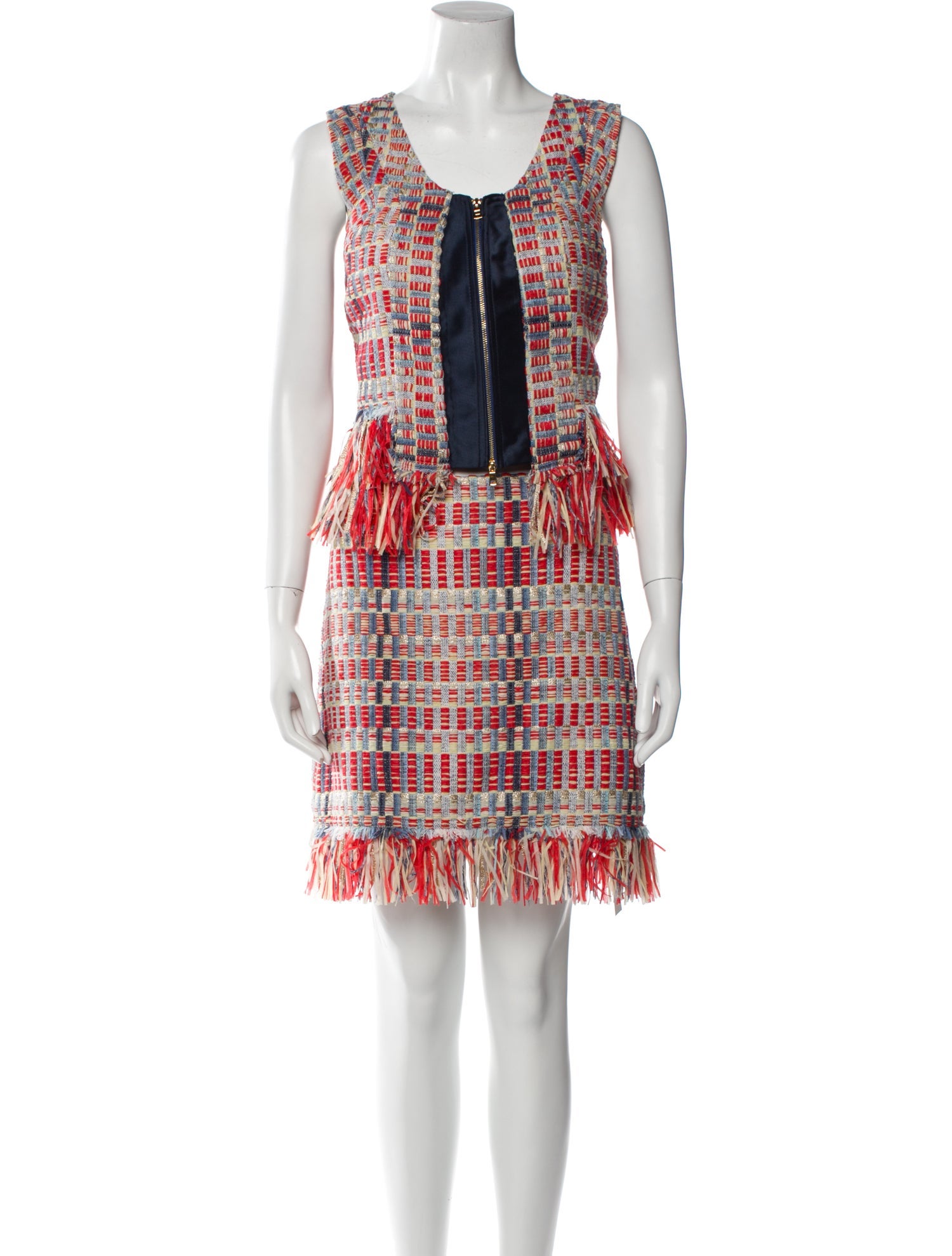 Tory Burch Nylon Printed Skirt Set