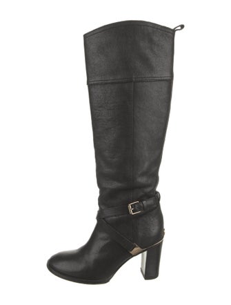 Tory Burch Leather Riding Boots