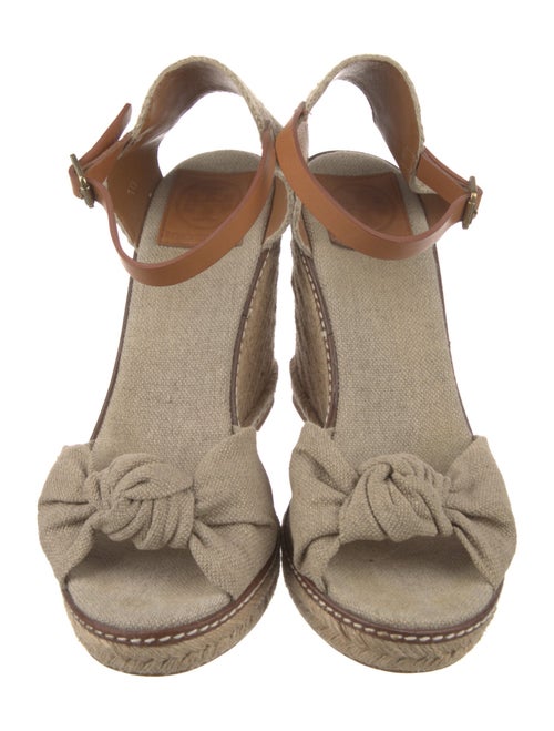 Tory Burch Canvas Braided Accents Espadrilles