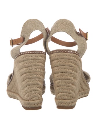 Tory Burch Canvas Braided Accents Espadrilles