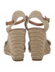Tory Burch Canvas Braided Accents Espadrilles