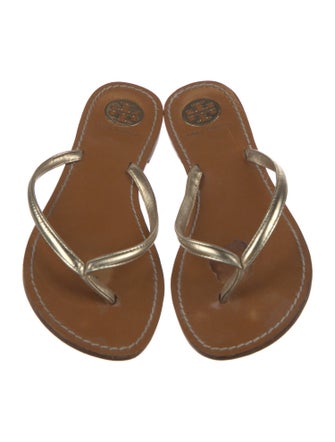 Tory Burch Leather Slides