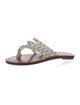 Tory Burch Leather Studded Accents Slides