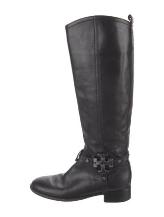 Tory Burch Leather Riding Boots