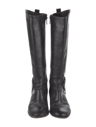 Tory Burch Leather Riding Boots