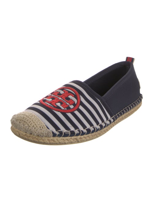 Tory Burch Printed Embroidered Accent Espadrilles