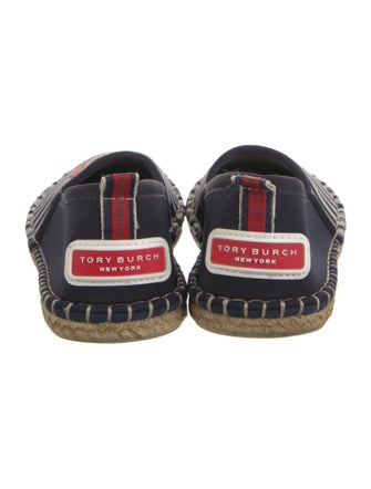 Tory Burch Printed Embroidered Accent Espadrilles