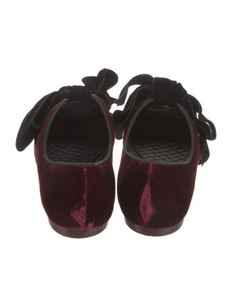 Tory Burch Velvet Bow Accents Oxfords