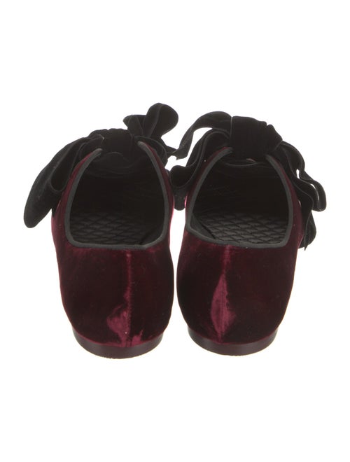 Tory Burch Velvet Bow Accents Oxfords