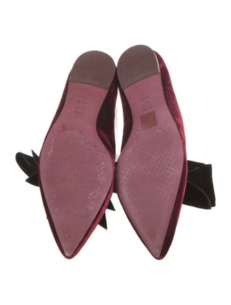 Tory Burch Velvet Bow Accents Oxfords
