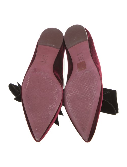 Tory Burch Velvet Bow Accents Oxfords