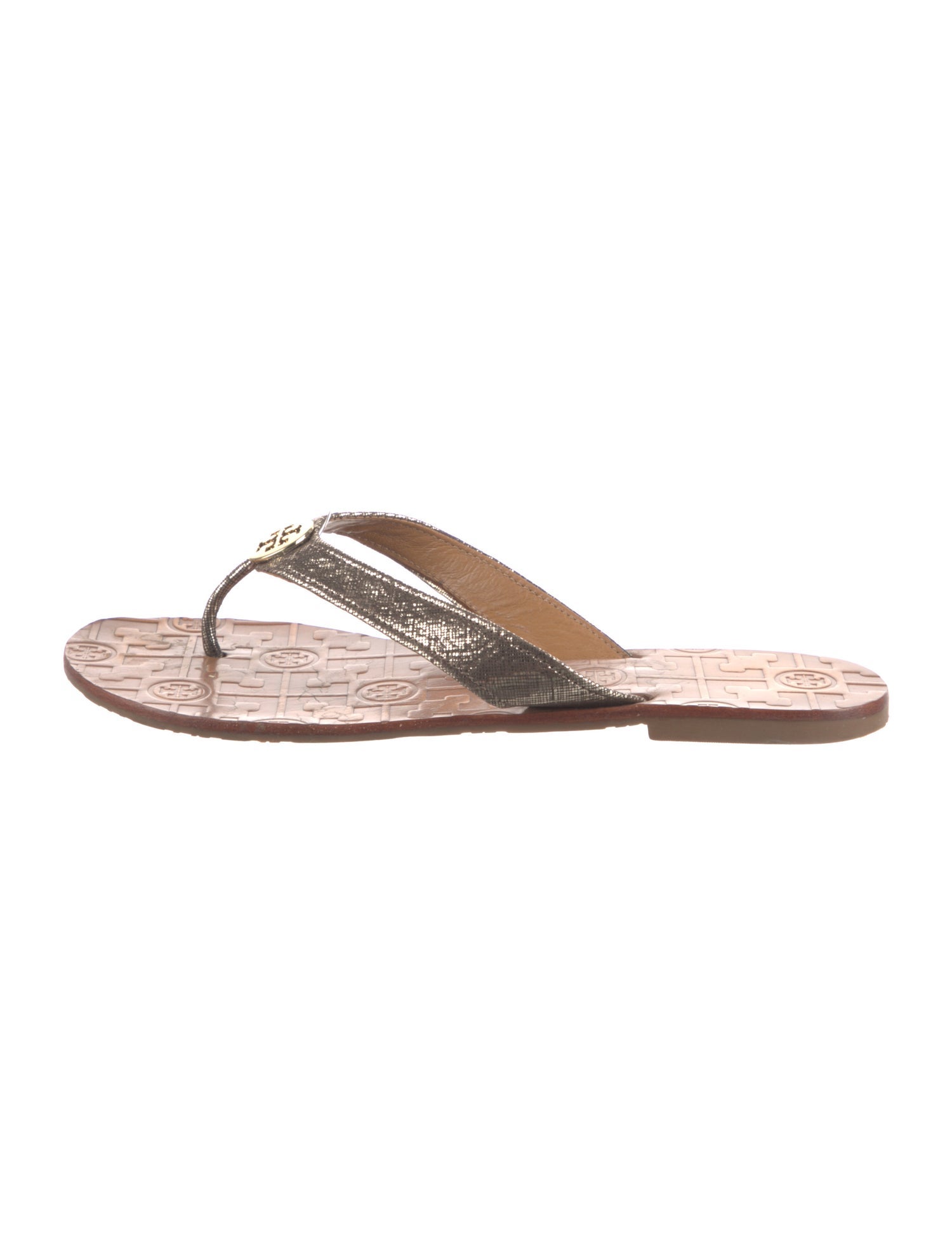 Tory Burch Leather Flip Flops