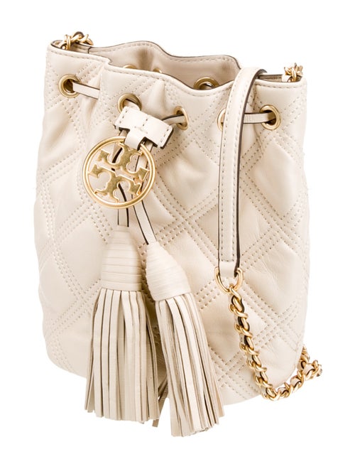 Tory Burch Leather Bucket Bag