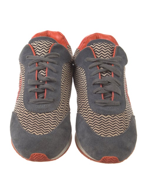 Tory Burch Suede Printed Sneakers