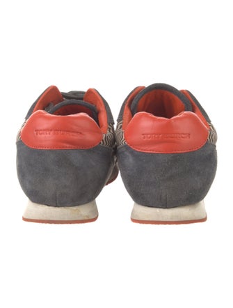 Tory Burch Suede Printed Sneakers