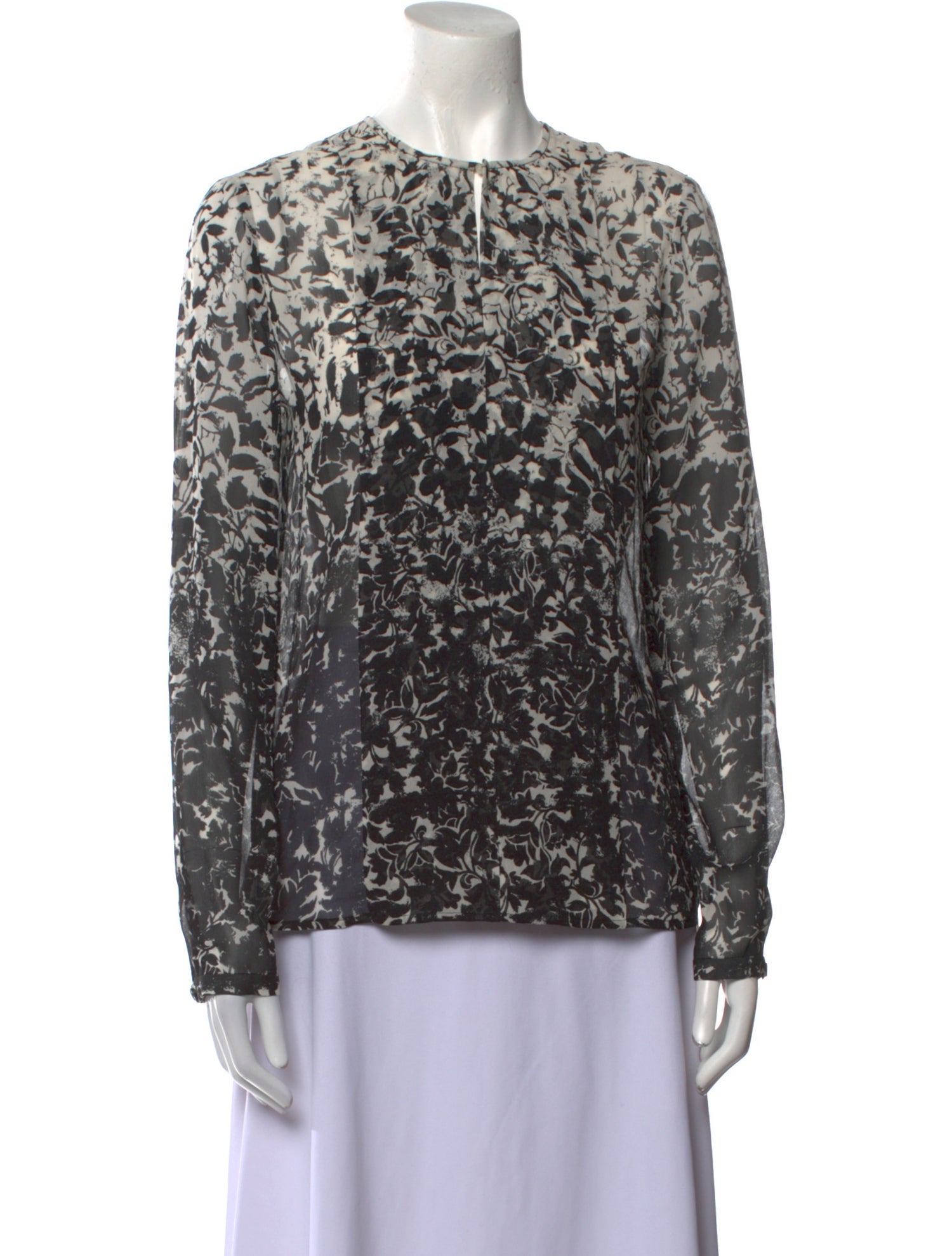 Tory Burch Silk Printed Blouse