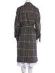 Tory Burch Wool Houndstooth Print Coat