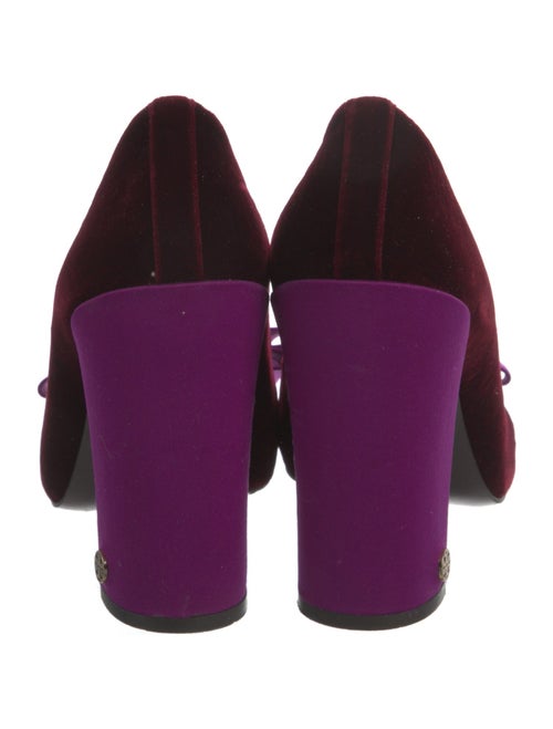 Tory Burch Velvet Bow Accents Pumps