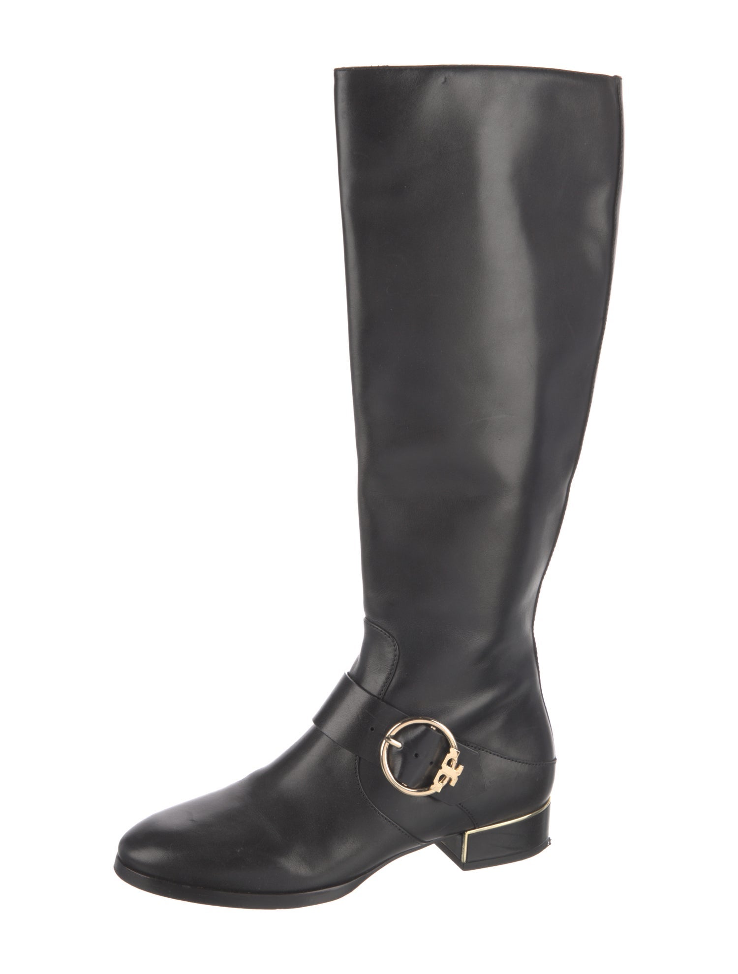 Tory Burch Leather Riding Boots