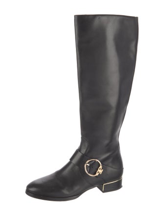 Tory Burch Leather Riding Boots