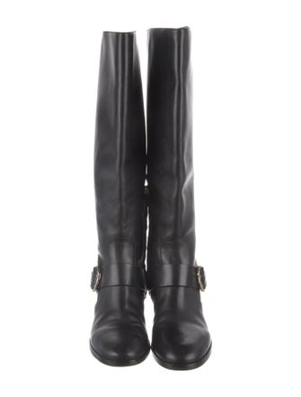 Tory Burch Leather Riding Boots