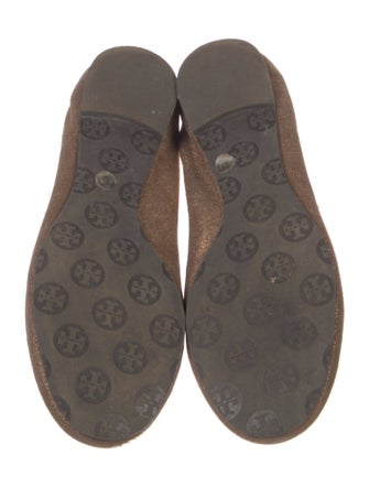 Tory Burch Suede Ballet Flats