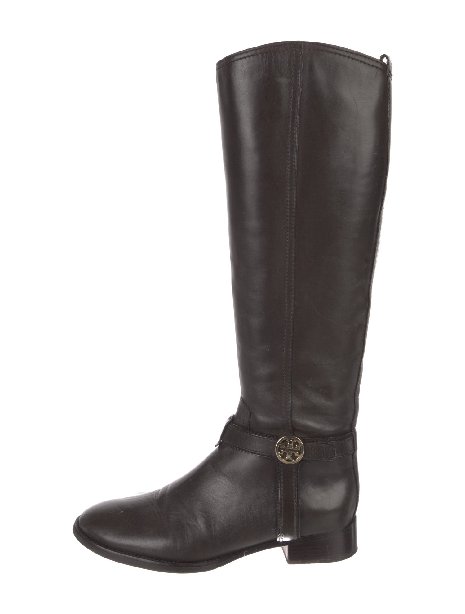 Tory Burch Leather Riding Boots