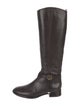 Tory Burch Leather Riding Boots