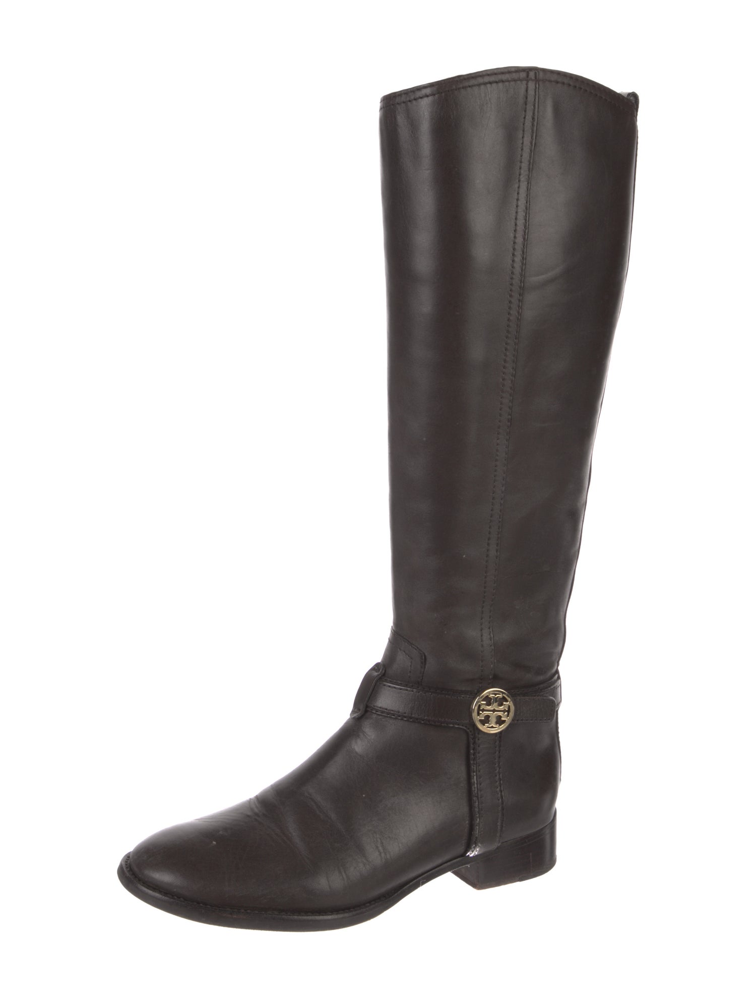 Tory Burch Leather Riding Boots