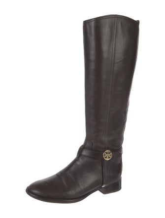Tory Burch Leather Riding Boots
