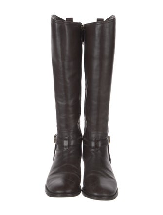 Tory Burch Leather Riding Boots