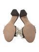 Tory Burch Satin Beaded Accents Slides