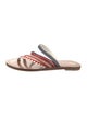 Tory Burch Leather Striped Slides