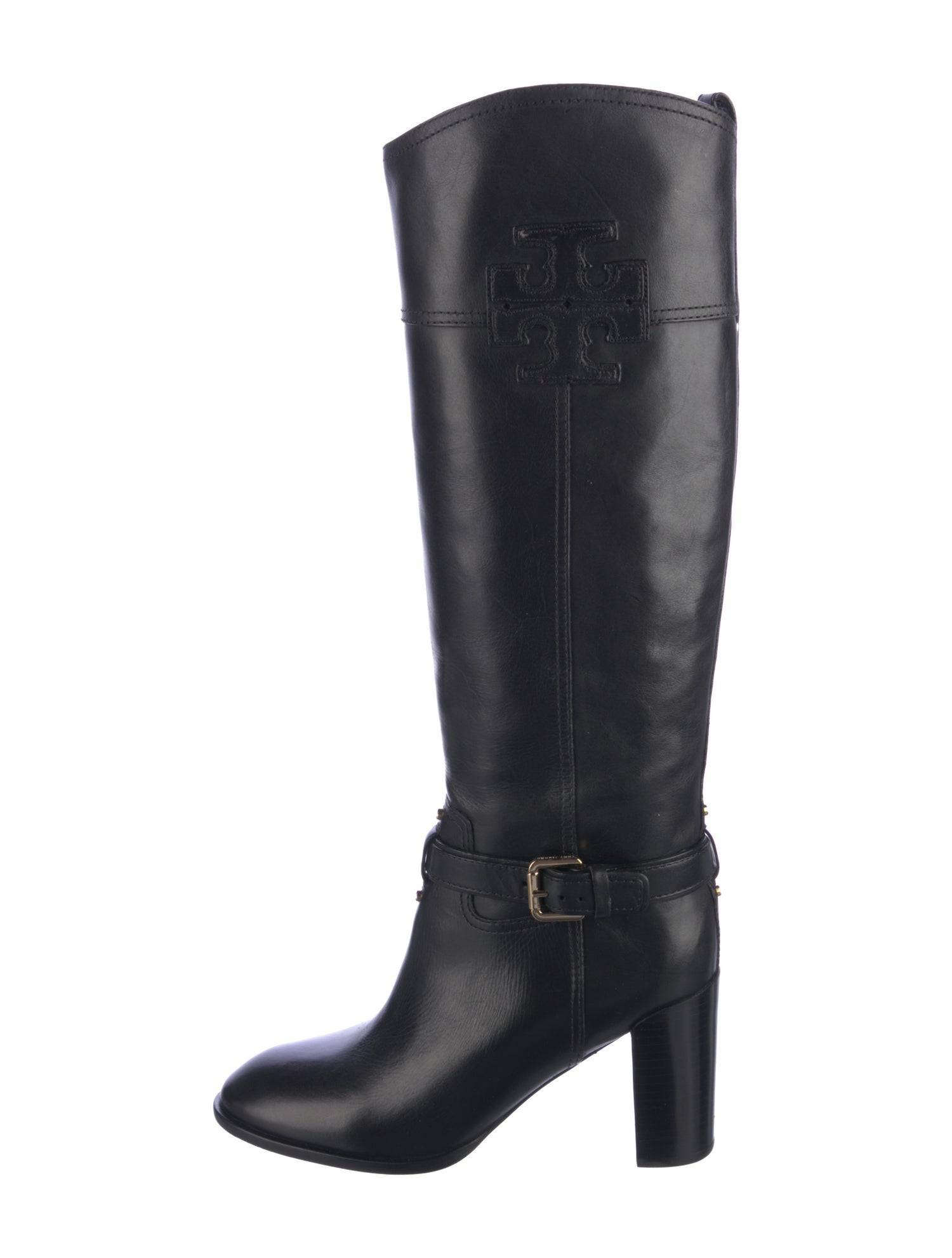 Tory Burch Leather Riding Boots