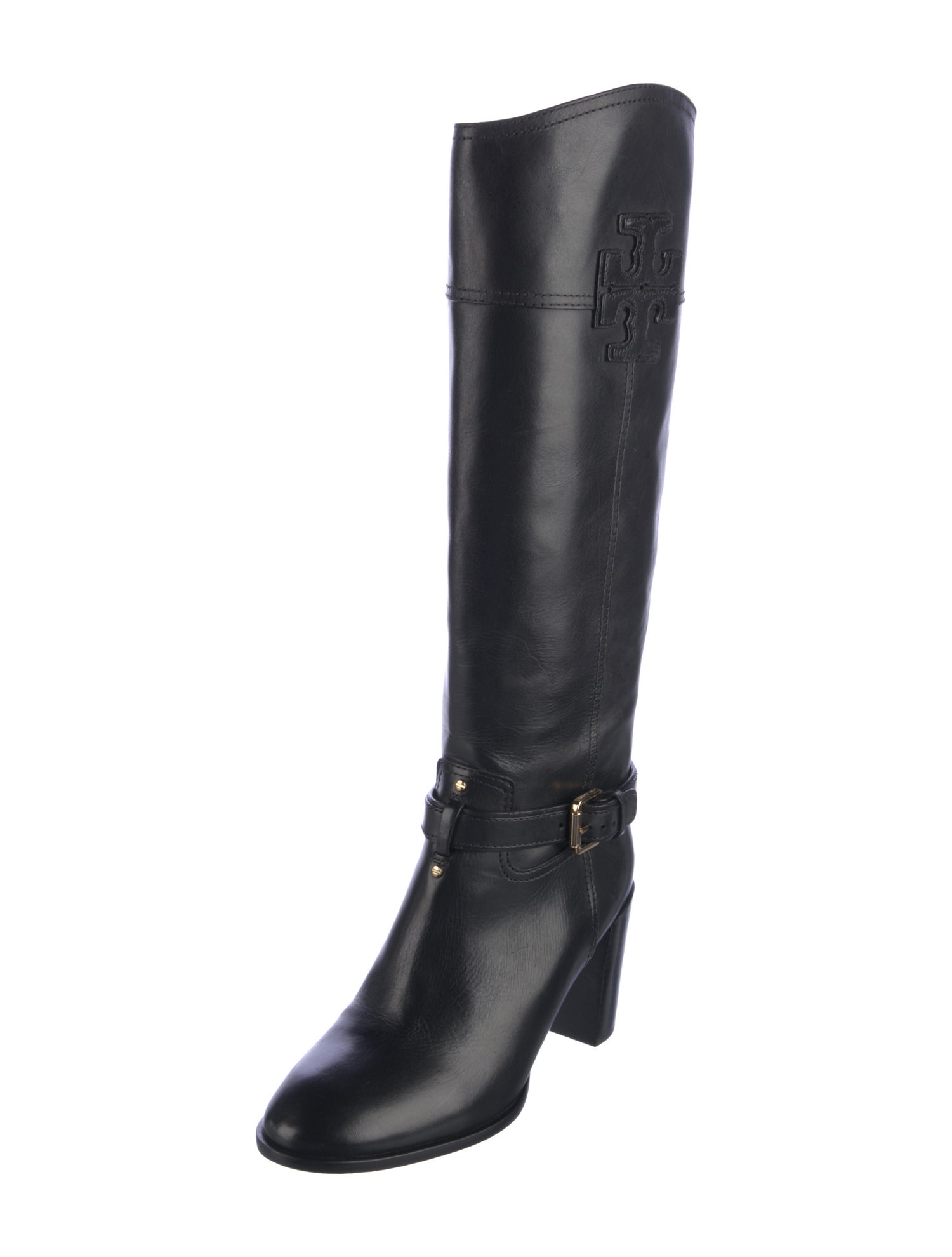 Tory Burch Leather Riding Boots