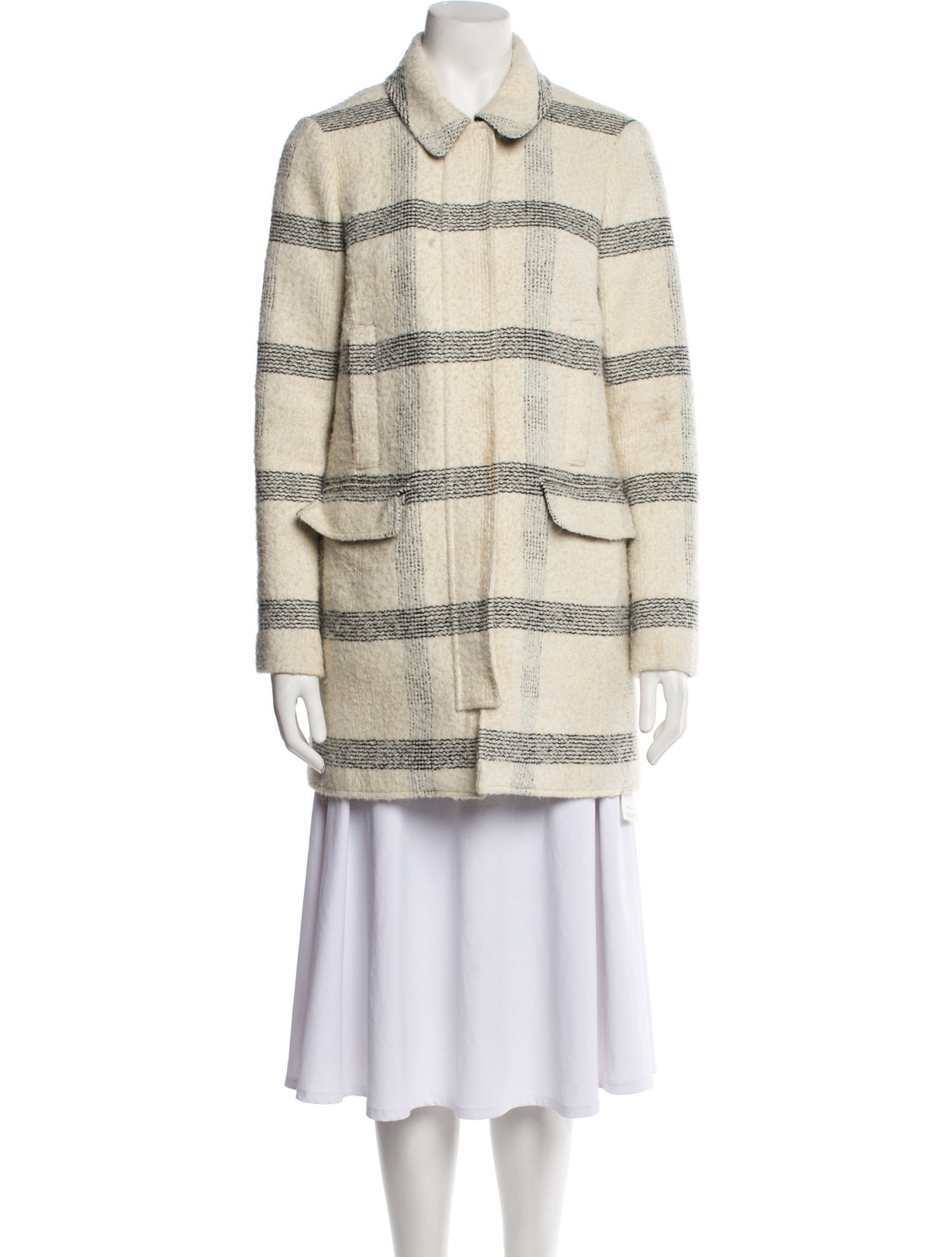 Tory Burch Striped Coat