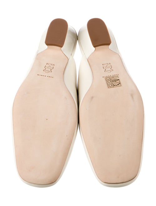 Tory Burch Leather Graphic Print Mules